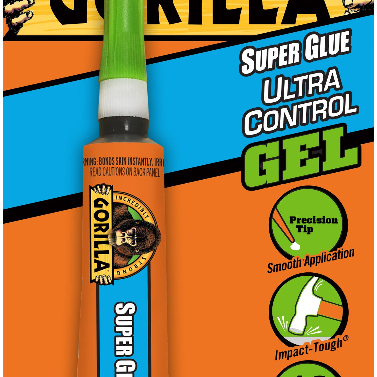 GORILLA ULTRA CONTROL SUPER GLUE GEL-.53OZ JB-34832