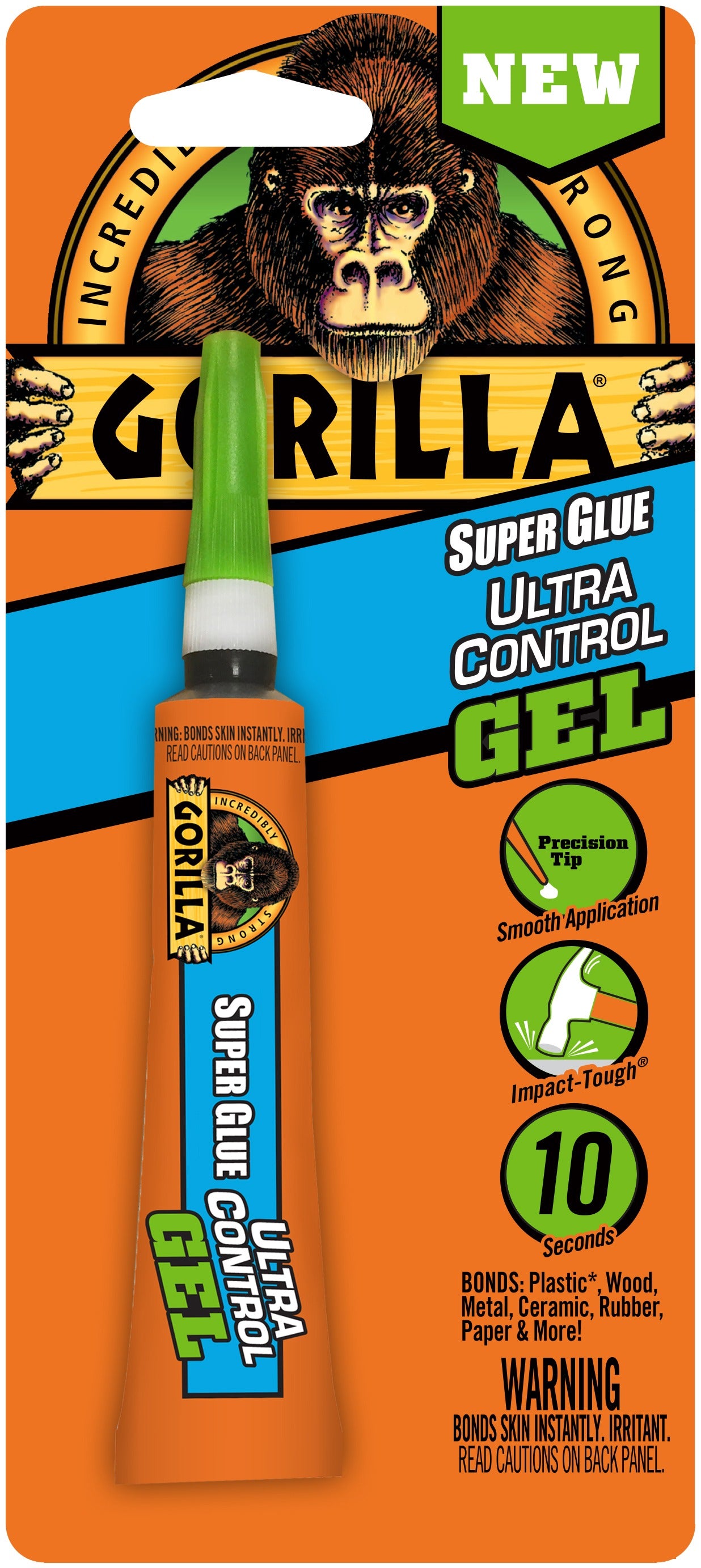 GORILLA ULTRA CONTROL SUPER GLUE GEL-.53OZ JB-34832
