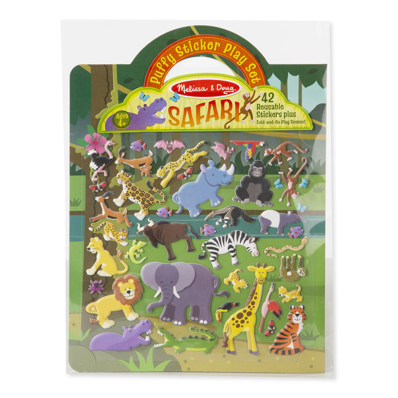 M&D Safari Puffy Sticker Play Set Melissa & Doug JB-35432_b66444d2-7ede-4546-a39e-e57817c13b9f