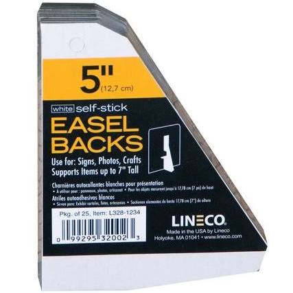EAS BACK 5" LINECO EASEL BACKS Arts & Crafts JB-36169_45dbe4cf-e5fd-4726-a8e3-508d98b2f3b4