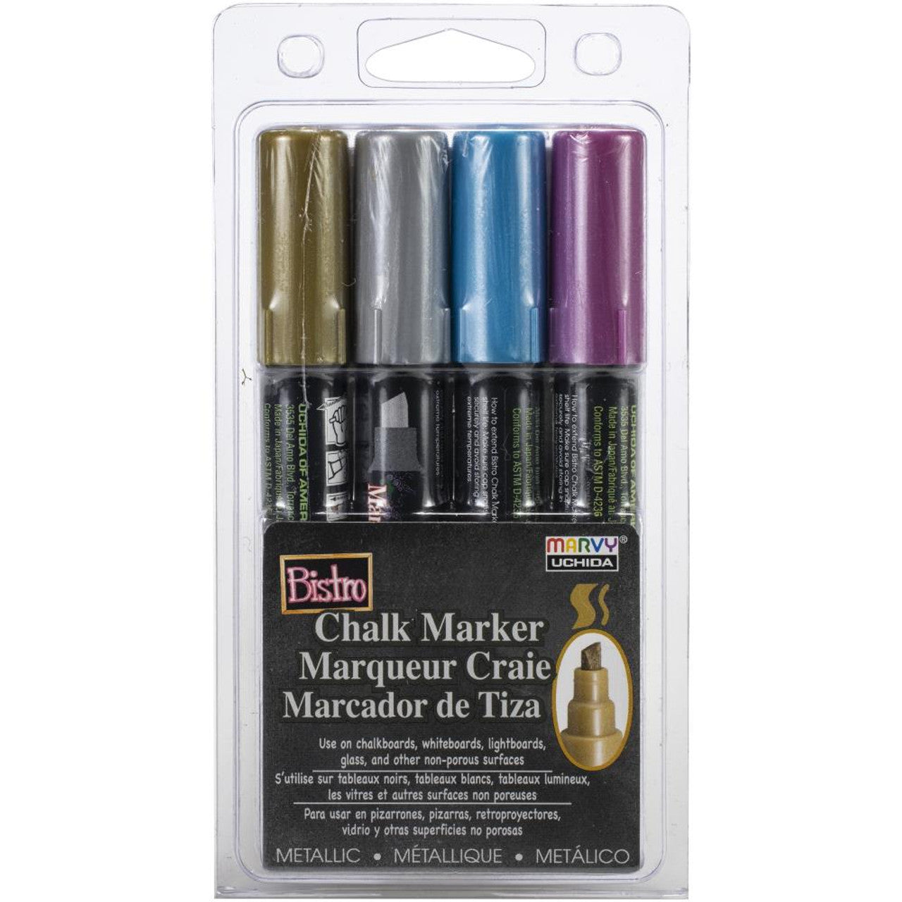 Bistro 4 Pack Metallic JB-36318