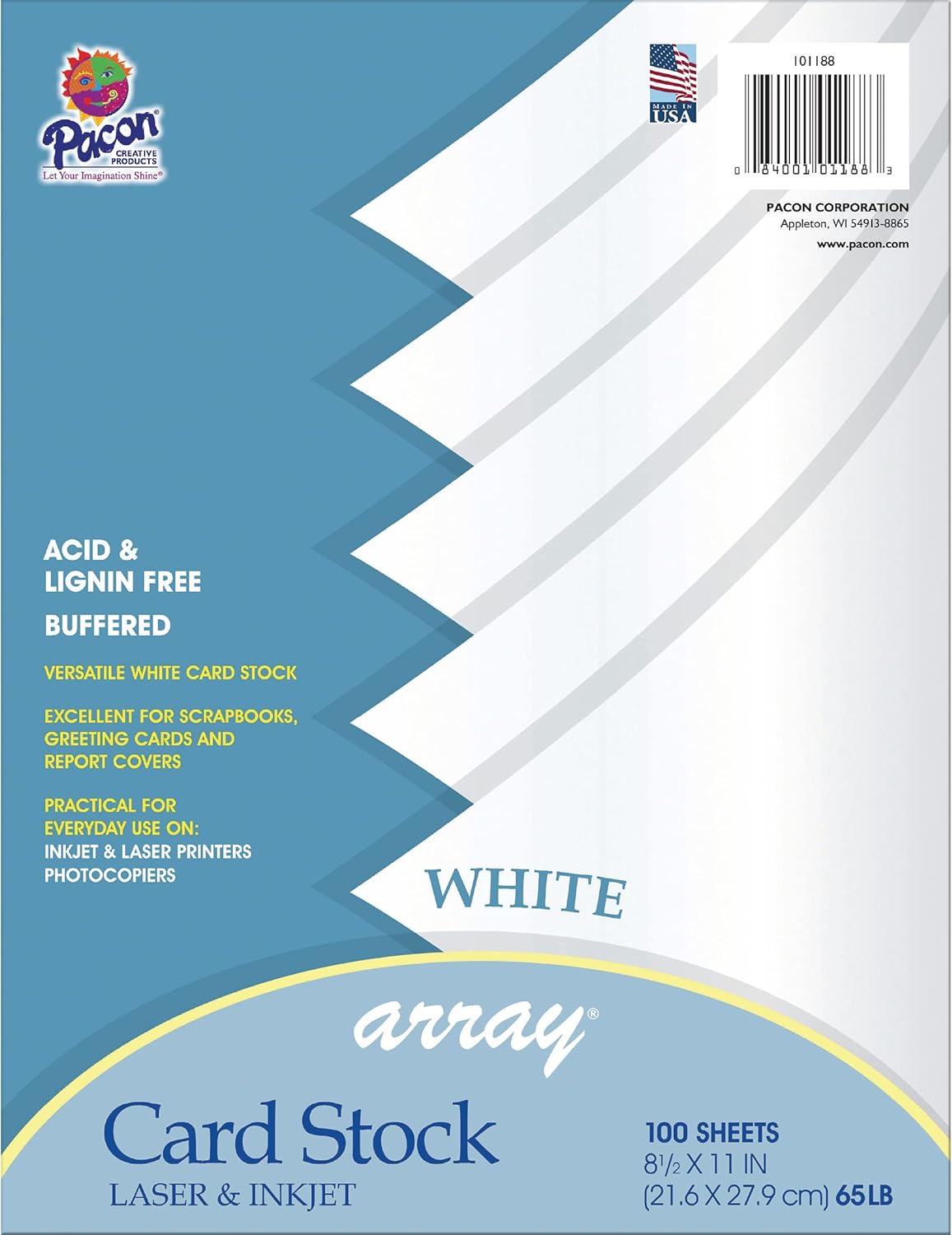 65# WHITE CARD STOCK JB-36559