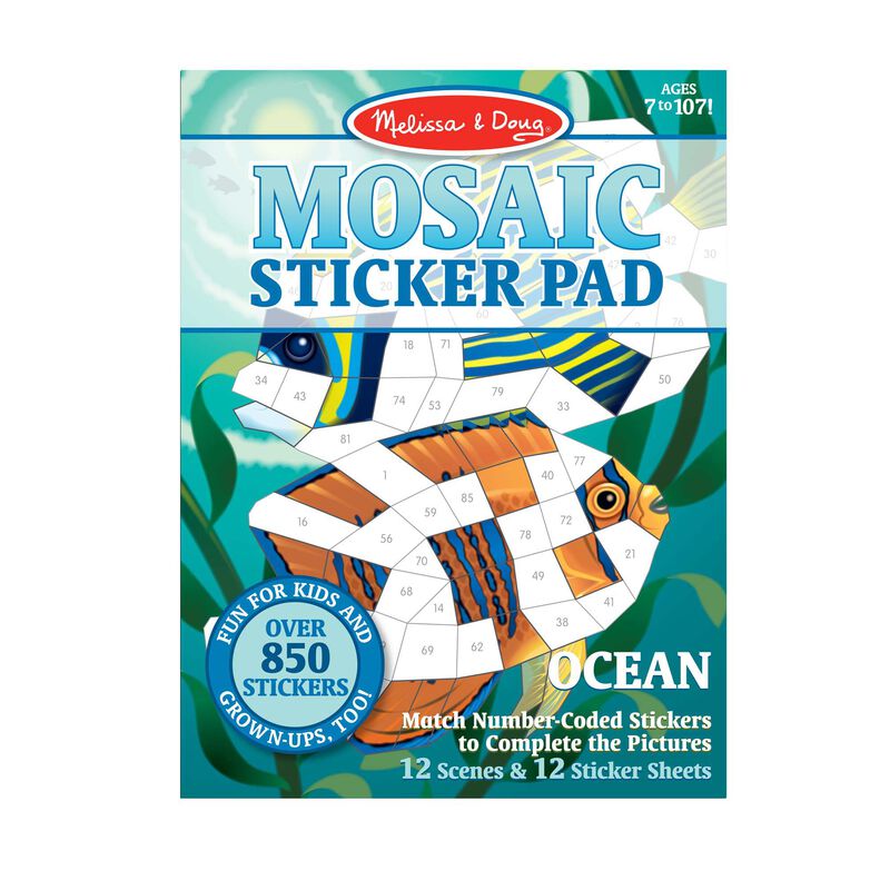 M&D Mosaic Sticker Pad Ocean Melissa & Doug JB-36805_ab9836a8-7ae2-440d-af77-dc8a086ee13b