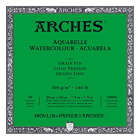 Arches Watercolor Block - 11" X 14", Cold Press, 20 Sheets Arts & Crafts JB-36920_ca049602-5051-444b-947f-4071f78a12f6