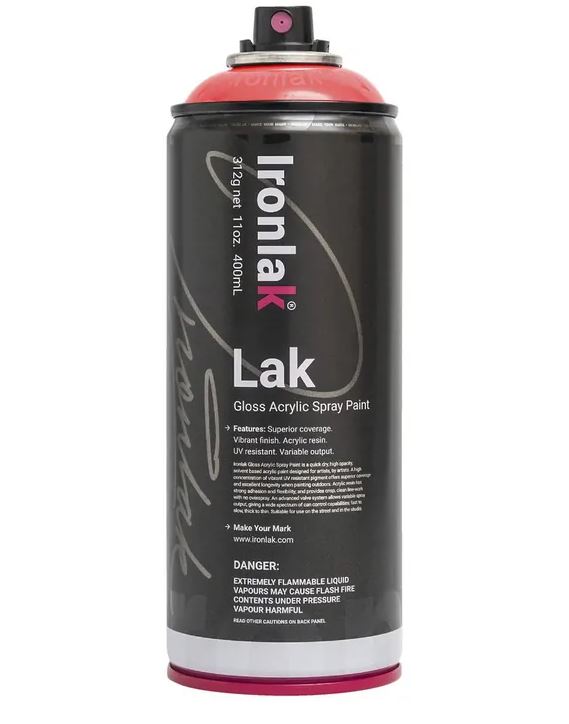 Il Fluoro Red Spray Paint Ironlak JB-36982_e7a037f3-4deb-4f95-9107-87aa87204379