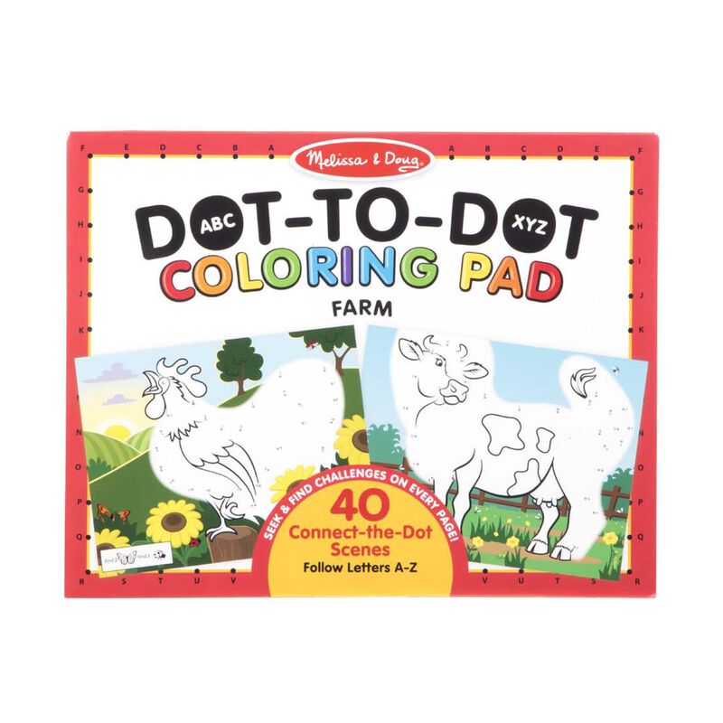 M&D Dotto Dot Coloring Pad Farm Melissa & Doug JB-37064_bdce9bba-ff78-48c1-830f-91672b53fe5e