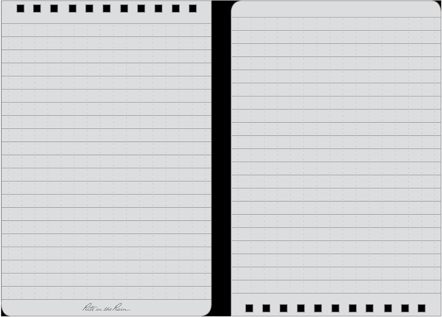 RR #846 4X6 NOTEBOOK GRAY RITE IN THE RAIN ALL WEATHER WATERPROOF JB-37096_1