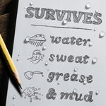 RR #846 4X6 NOTEBOOK GRAY RITE IN THE RAIN ALL WEATHER WATERPROOF JB-37096_2