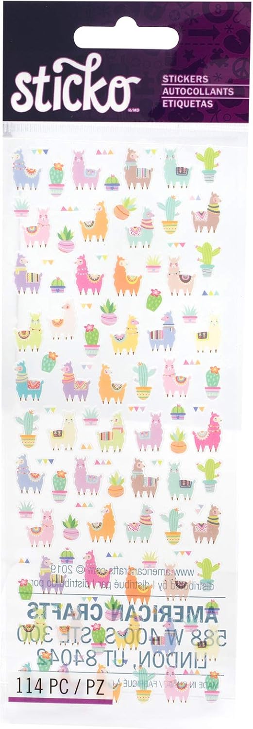 Tiny Llama Stickers JB-37111