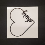 Eburg Heart Sticker Black/White Ellensburg 3.5X3.5" JB-37306_de865ba1-e3d5-45fc-a054-782d53c9d470