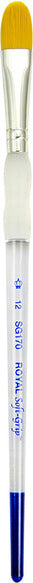 Sg Gold Taklon Filbert 12 Paint Brush Arts & Crafts JB-37554