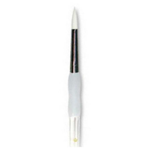 Sg White Nylon Round 2 Paint Brush Arts & Crafts JB-37577