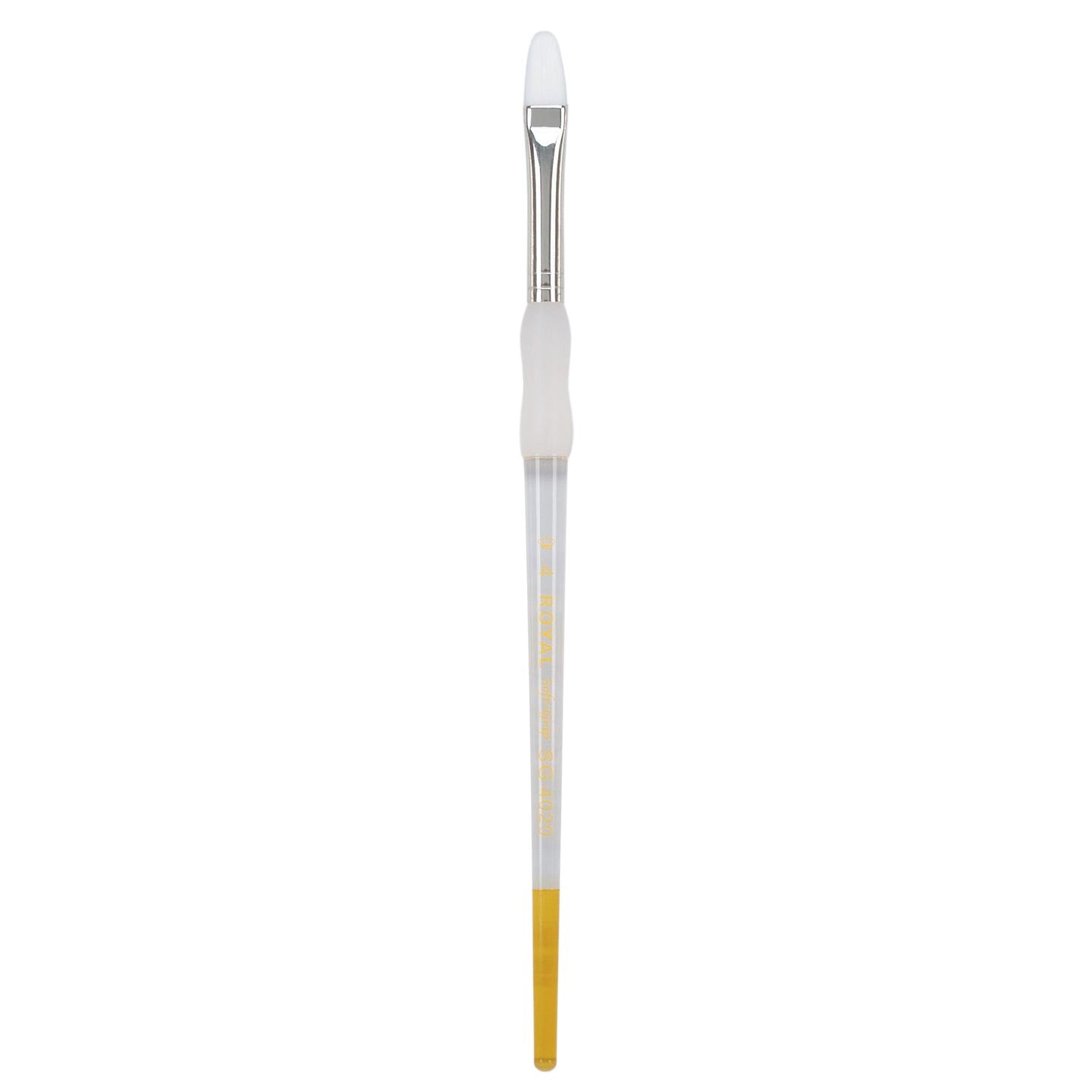 Sg White Nylon Filbert 4 Paint Brush Arts & Crafts JB-37585_12883e9f-bd33-4b1d-8b5d-b53b96f271a9