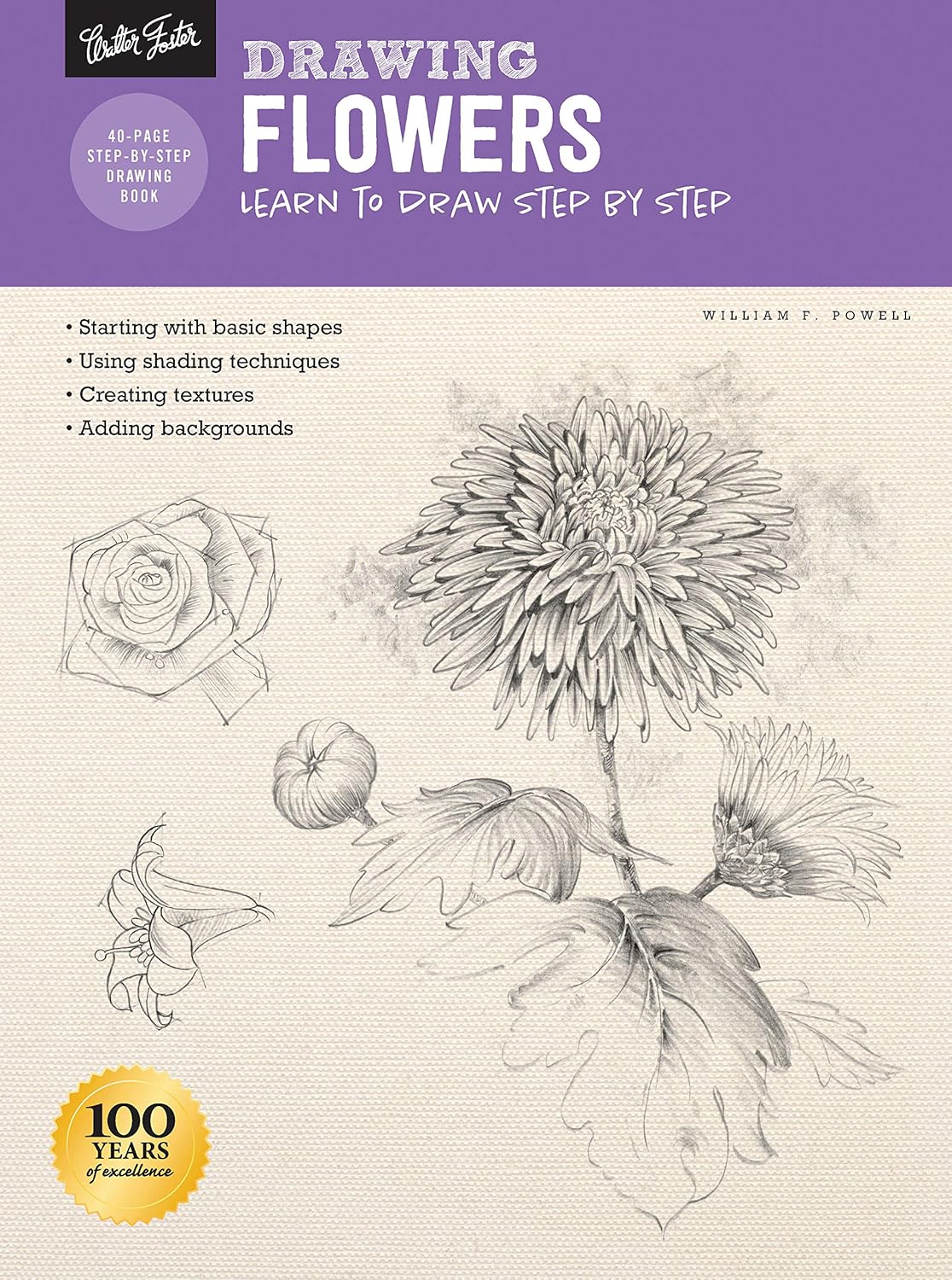 Drawing Flowers Drawing How To Book JB-38010
