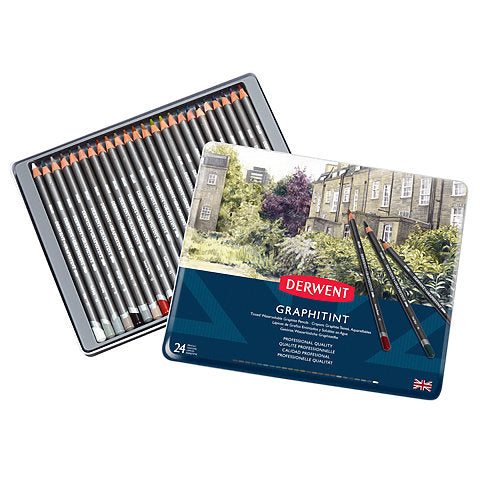 Derwent Graphitint Pencil Set - Set Of 24 - Art Kit Arts & Crafts JB-38050_004dcfa0-d70f-4716-9f11-5f5bd64678aa