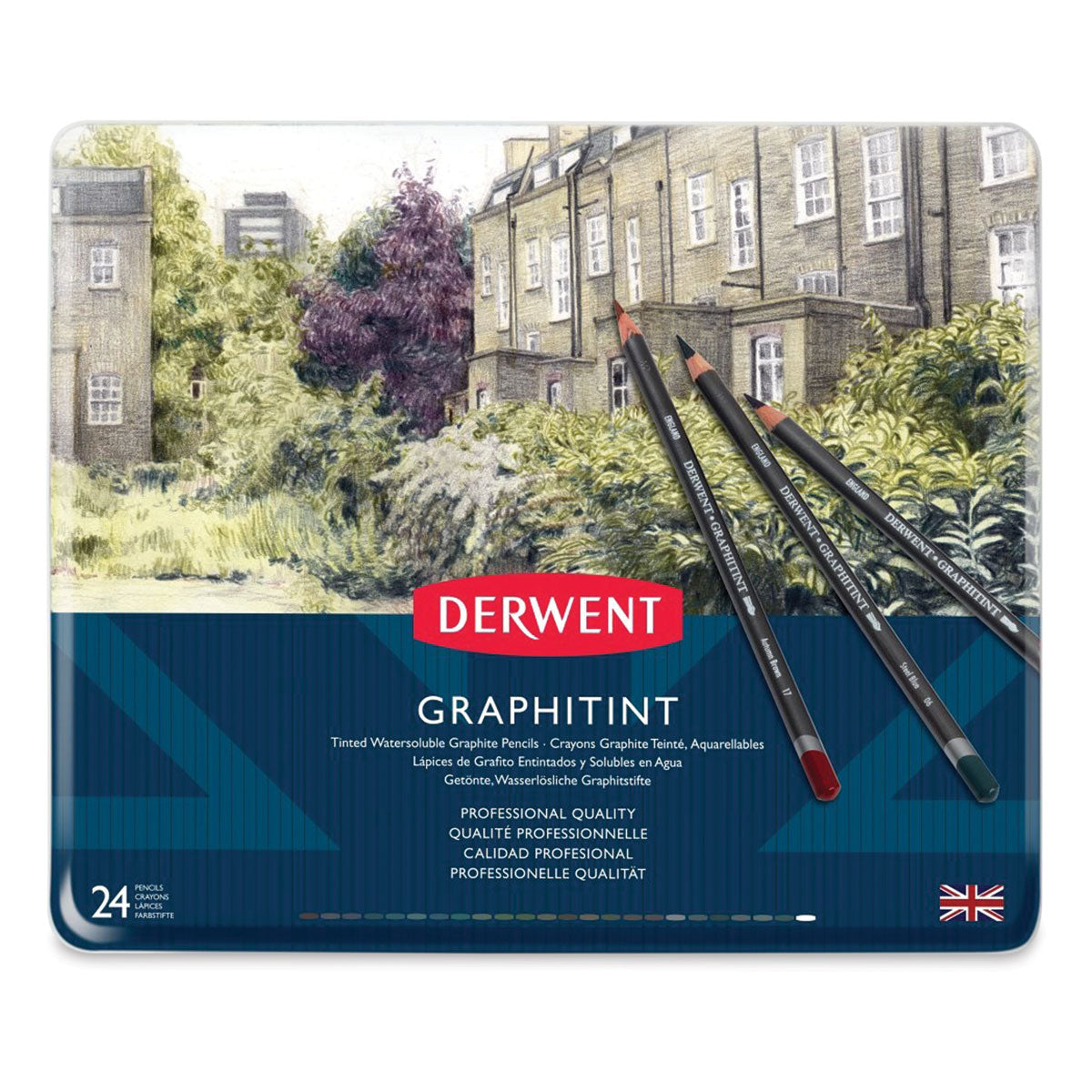 Derwent Graphitint Pencil Set - Set Of 24 - Art Kit Arts & Crafts JB-38050_2