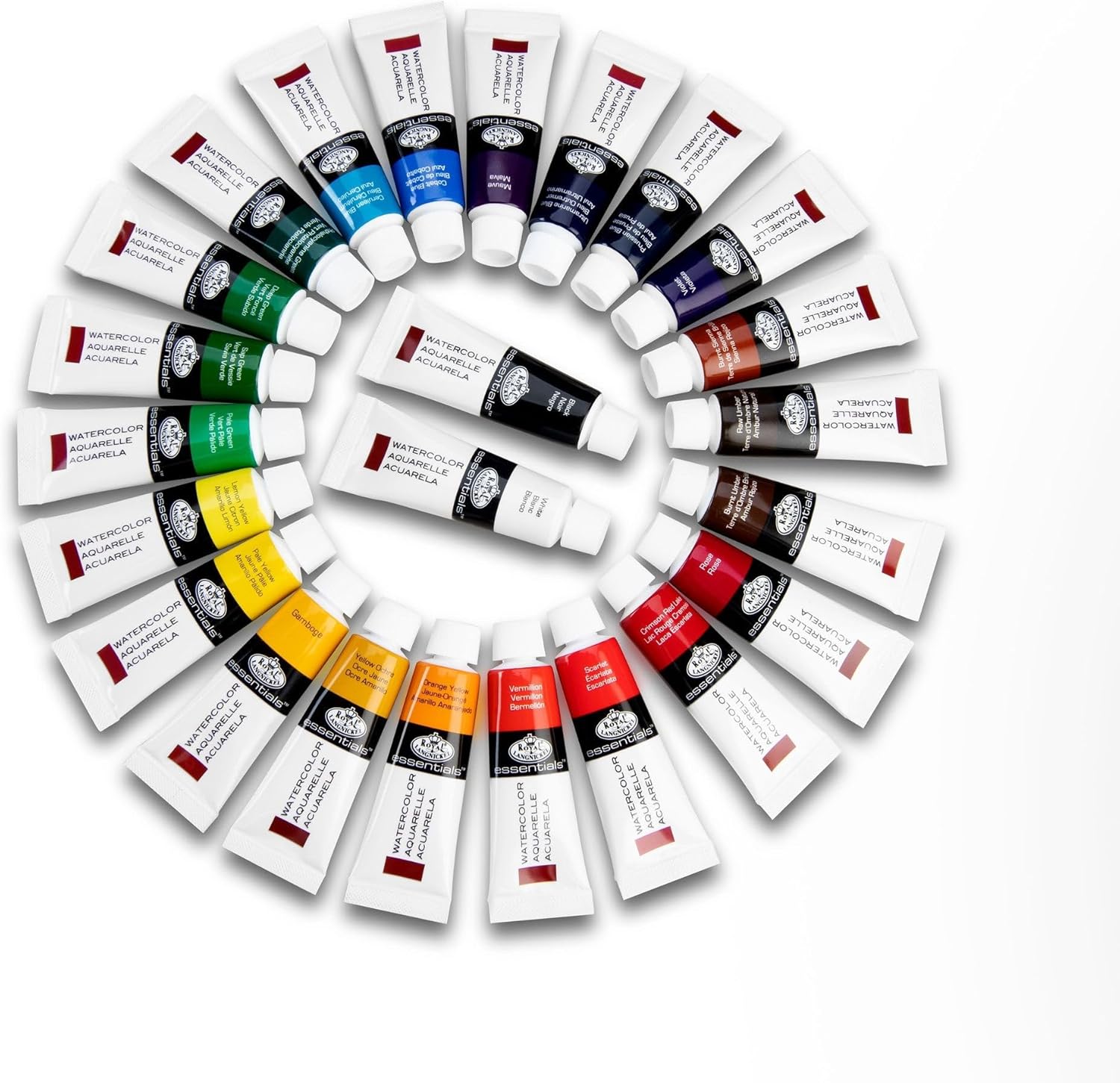 Royal & Langnickel Wat24 Watercolor Artist Tube Paint, 12Ml, Pack Of 24 Colors JB-38060_1