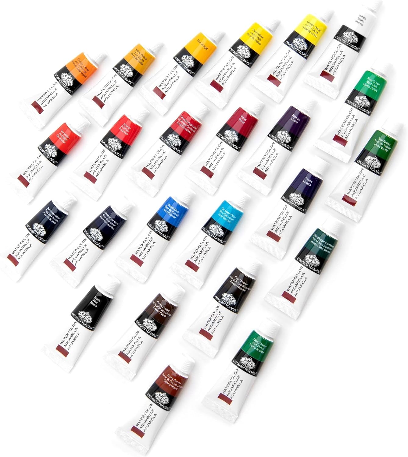 Royal & Langnickel Wat24 Watercolor Artist Tube Paint, 12Ml, Pack Of 24 Colors JB-38060_2