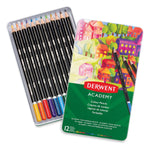 Derwent Academy Colored Pencil Set - Assorted Colors, Tin Box, Set Of 12 Arts & Crafts JB-38065_1