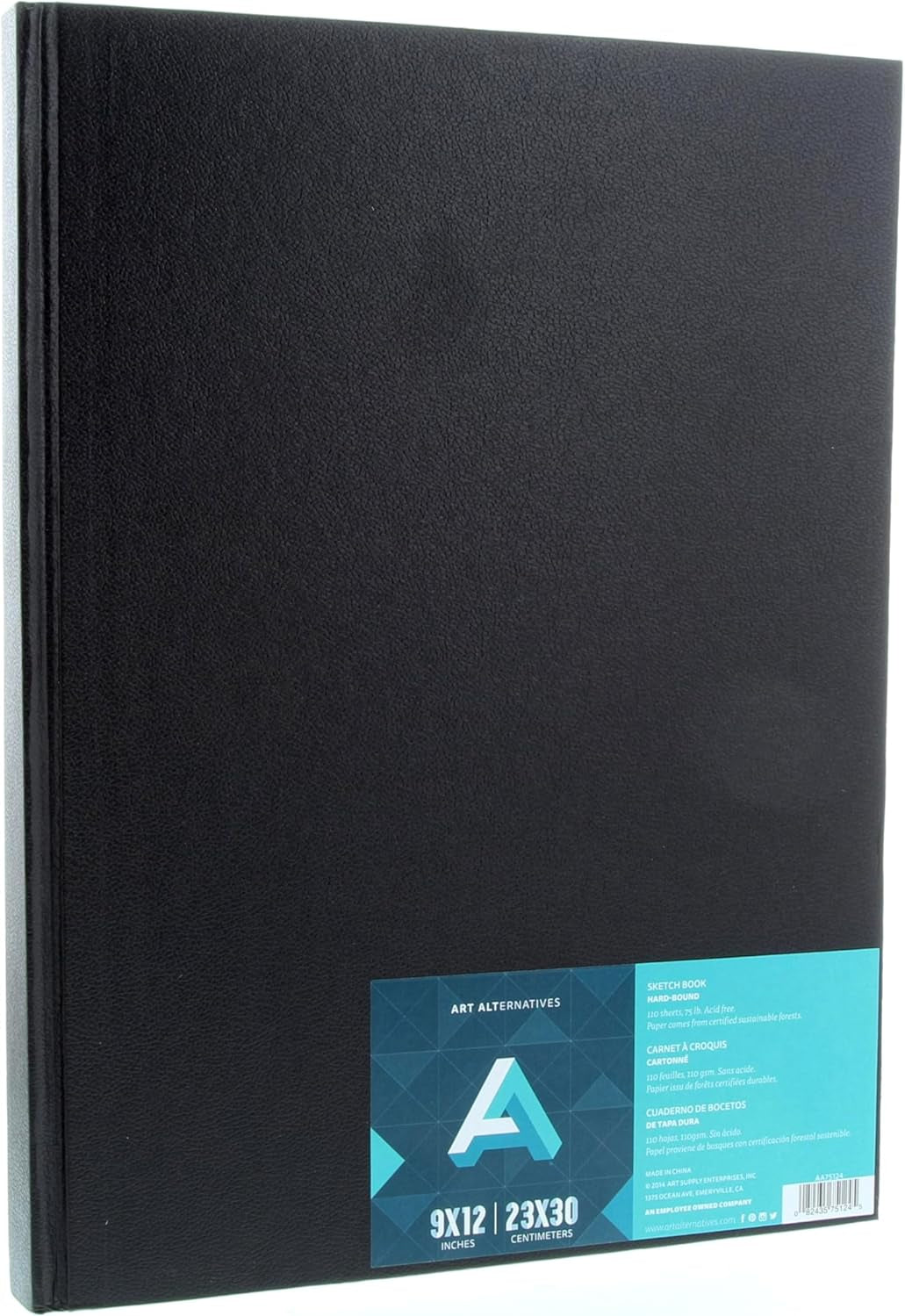 Art Alternatives Hard-Bound Sketch Book, 9 In X 12 In Arts & Crafts JB-38071_1