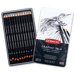 Derwent Pencil 12 Graphite Sketch Set 9B-H Arts & Crafts JB-38075_1