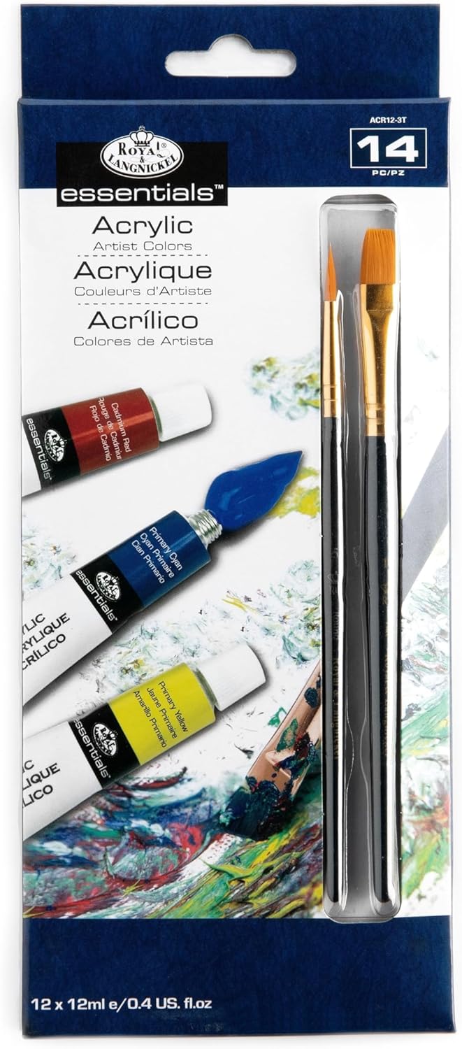 Art Kit Acr 14 Piece Acrylic Set Arts & Crafts JB-38077