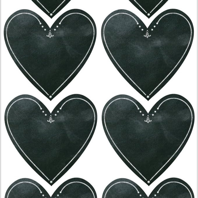 *Chalk Heart Stickers JB-38211