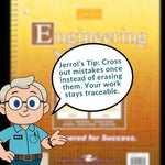 Roaring Springs Wirebound Engineering Notebook - 8.5" X 11" - Buff JB-38266_1