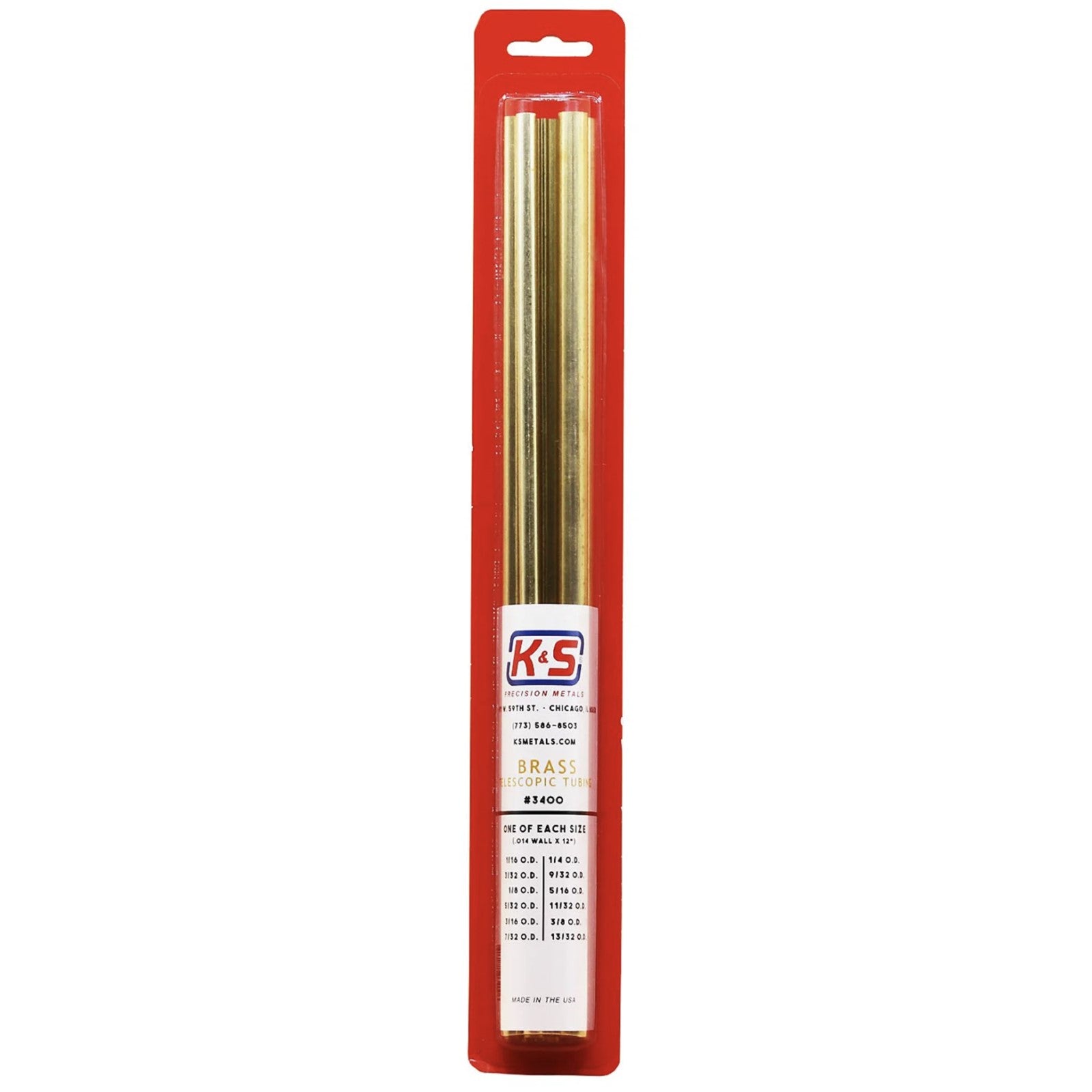 ASSORT BRASS TUBES ROUND #3400 Jerrol's Supplies