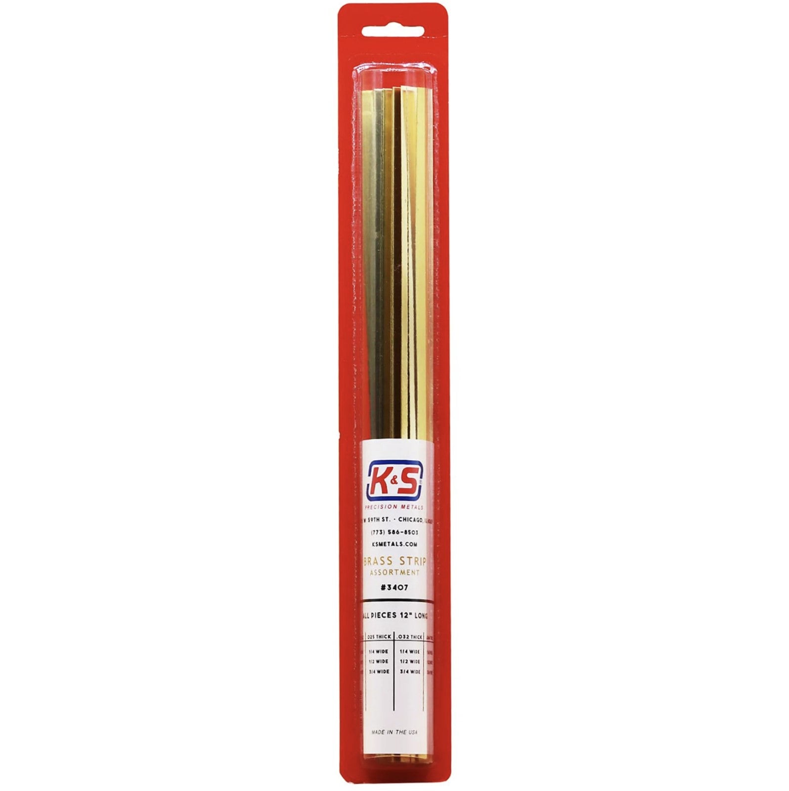 ASSORT BRASS STRIPS #3407 Jerrol's Supplies