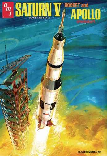 AMT Saturn V Rocket 1:200 Scale Model Kit JB-38823