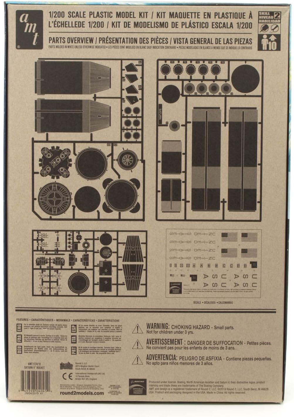 AMT Saturn V Rocket 1:200 Scale Model Kit JB-38823_2