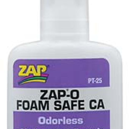 Zap-O Foam Safe Ca Glue .7Oz JB-38825