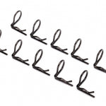 Trx-3935A Traxxas Body Clip (Mounting Clip), Angled, 90-Degrees (Black) (10) JB-38884