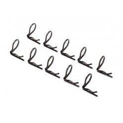 Trx-3935A Traxxas Body Clip (Mounting Clip), Angled, 90-Degrees (Black) (10) JB-38884