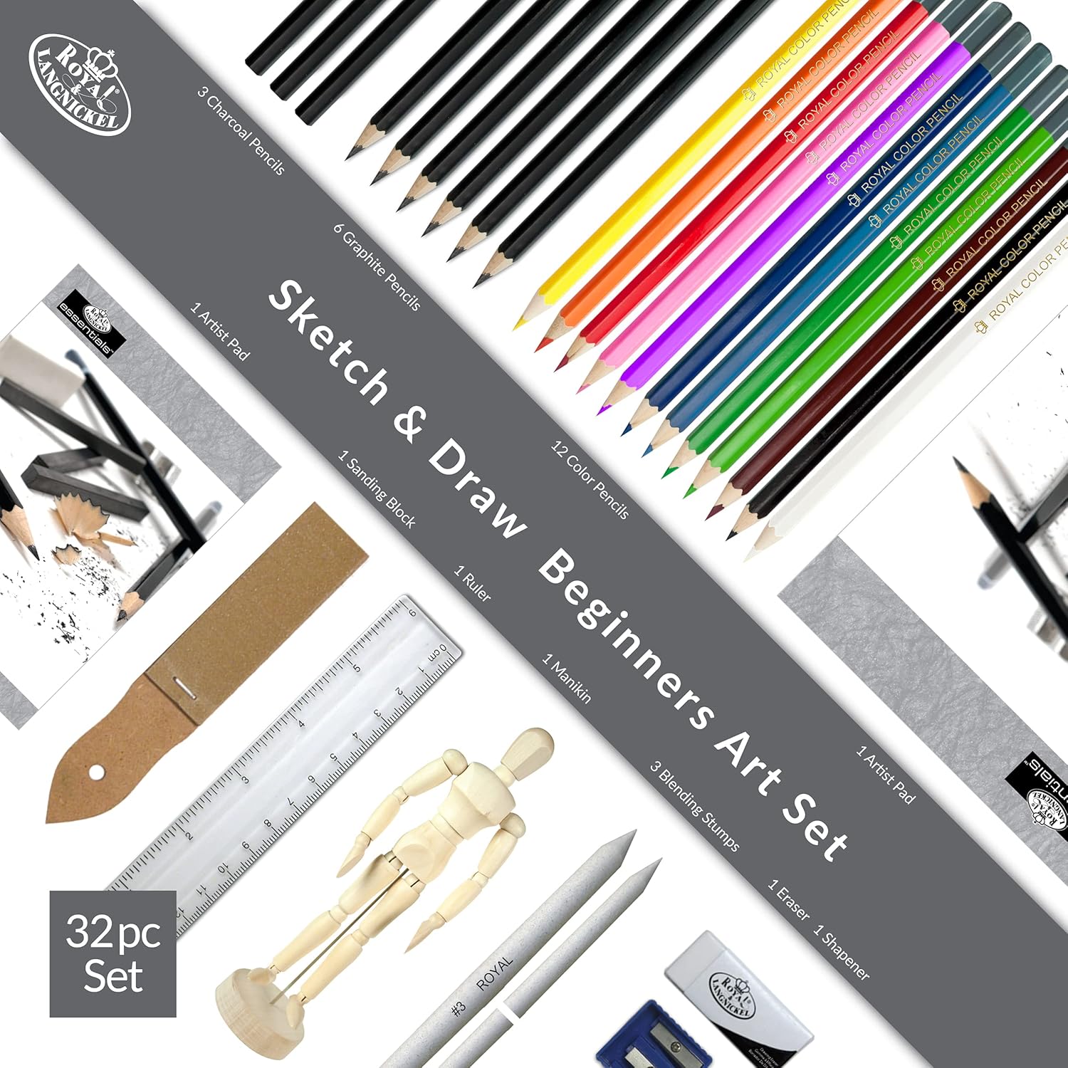 Sketch & Draw Art Kit JB-39161_3