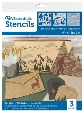 Pnw Collection 6X6 Stencil JB-39457