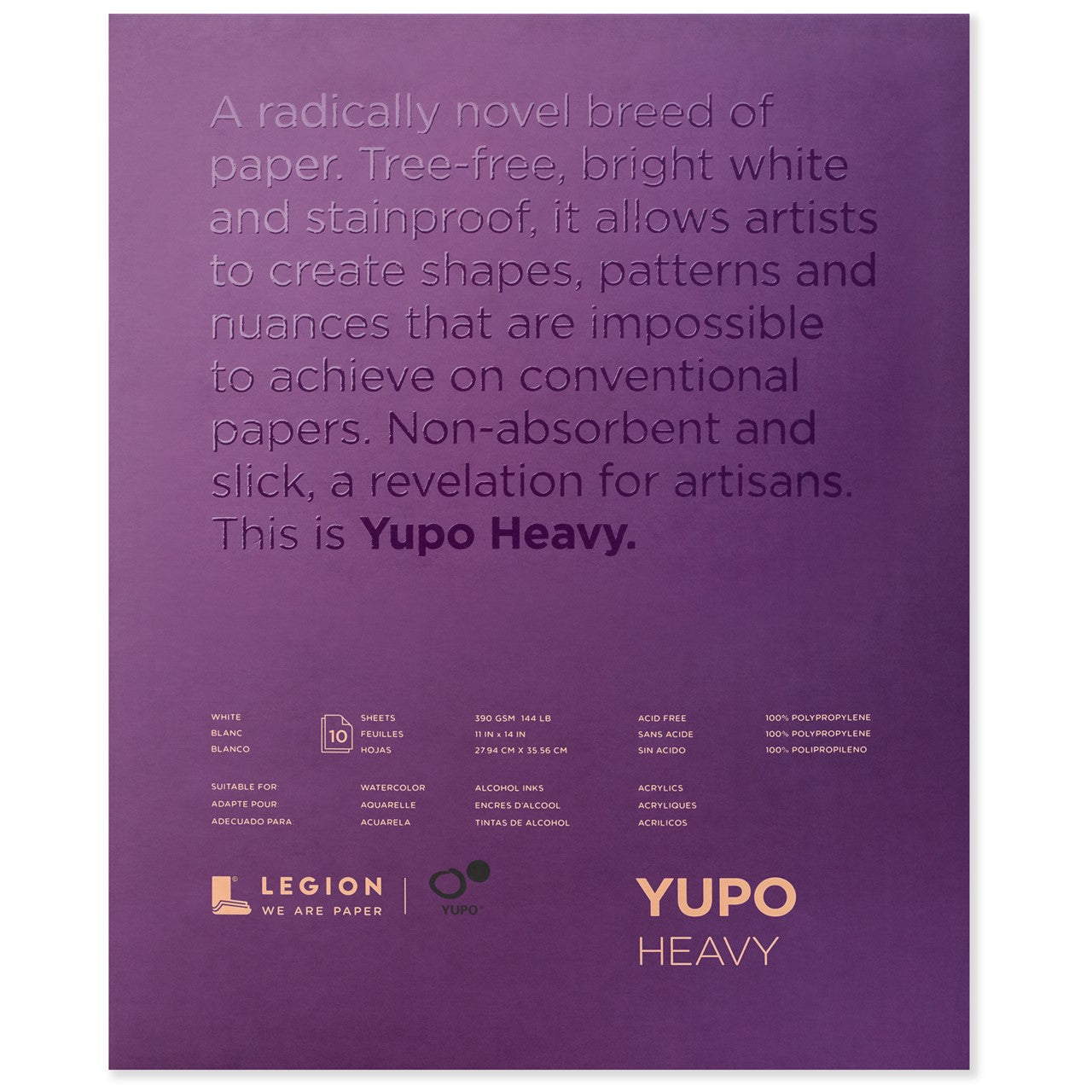 11X14 Heavy Yupo Pad JB-39690