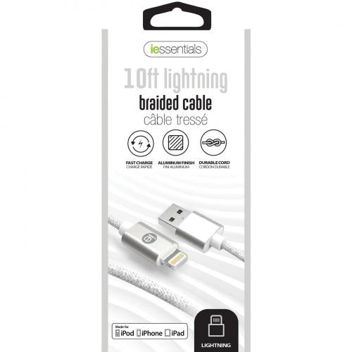 10' Braided Lightning Usb Cabl JB-39713