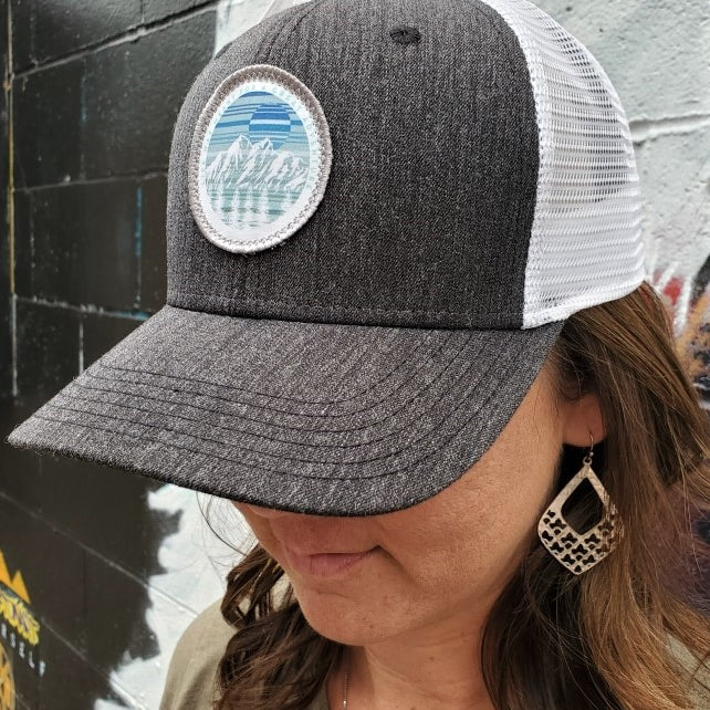 Snapback Trucker Hat Mountain Adventure JB-39855