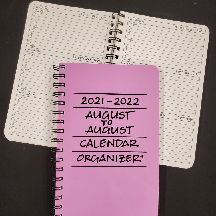 2021-2022 AUGUST TO AUGUST LILAC PLANNER CALENDAR JB-39873