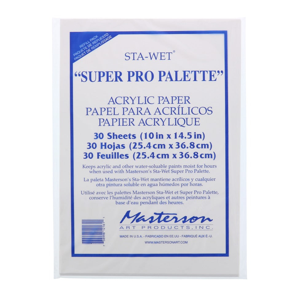 Sta-Wet Super Pro Palette, Refill Sheets Arts & Crafts JB-39887_4594e0bd-57bc-435a-a482-6df2f43d7ed3