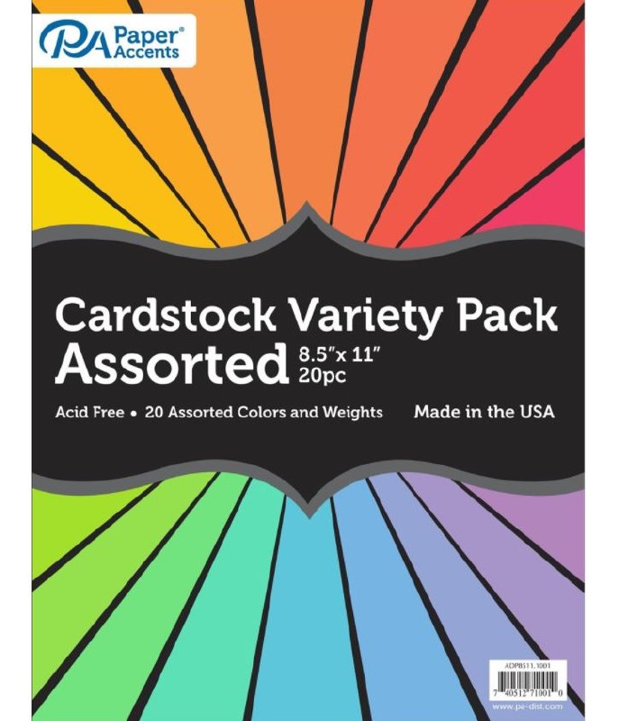 Assorted Variety Cardstock JB-39955