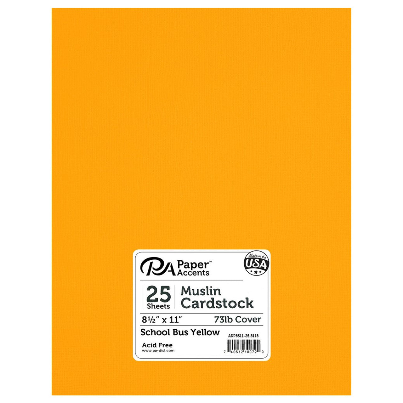 SCHOOL BUS YELLOW CARDSTOCK JB-39978