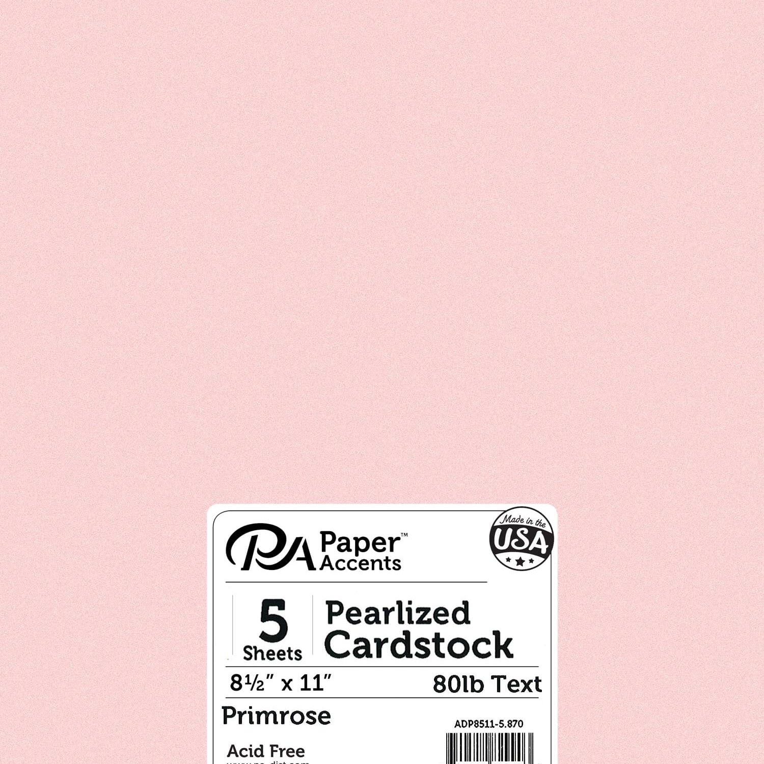 Primrose Pearlized Cardstock JB-39987