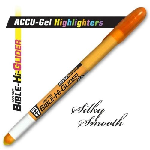 Highlighter-Accu-Gel Bible Hi-Glider-Orange (Bx/12) JB-40040_c691b260-d7d6-4761-ba2c-e6a673592738