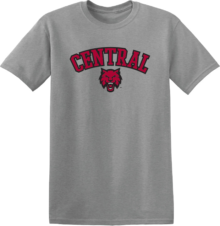 CENTRAL OVER WILDCAT TEE – Jerrol's Supplies