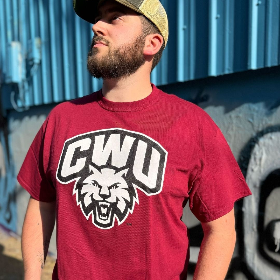 CWU Over Wildcat Tee JB-40097_14acdac4-e3e4-4da8-bd3c-5b3faad62a8c