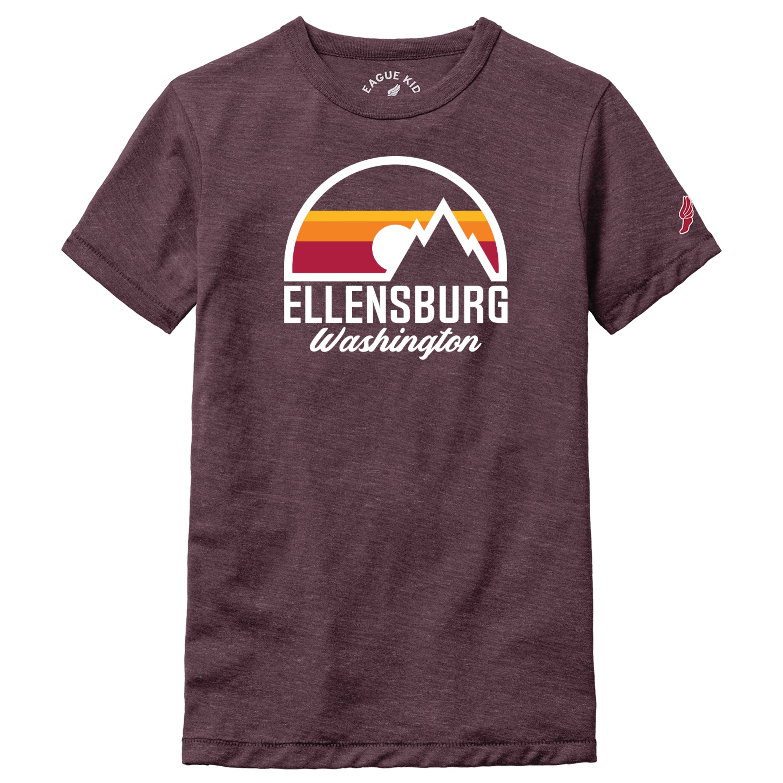 Ellensburg Youth Tee JB-40194_MAROON