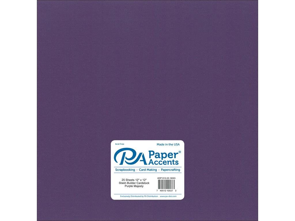 12X12 PURPLE MAJESTY CARDSTOCK JB-40294